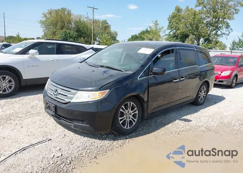 2013 Honda Odyssey Ex-L из США, поврежденный, VIN 5FNRL5H62DB024988